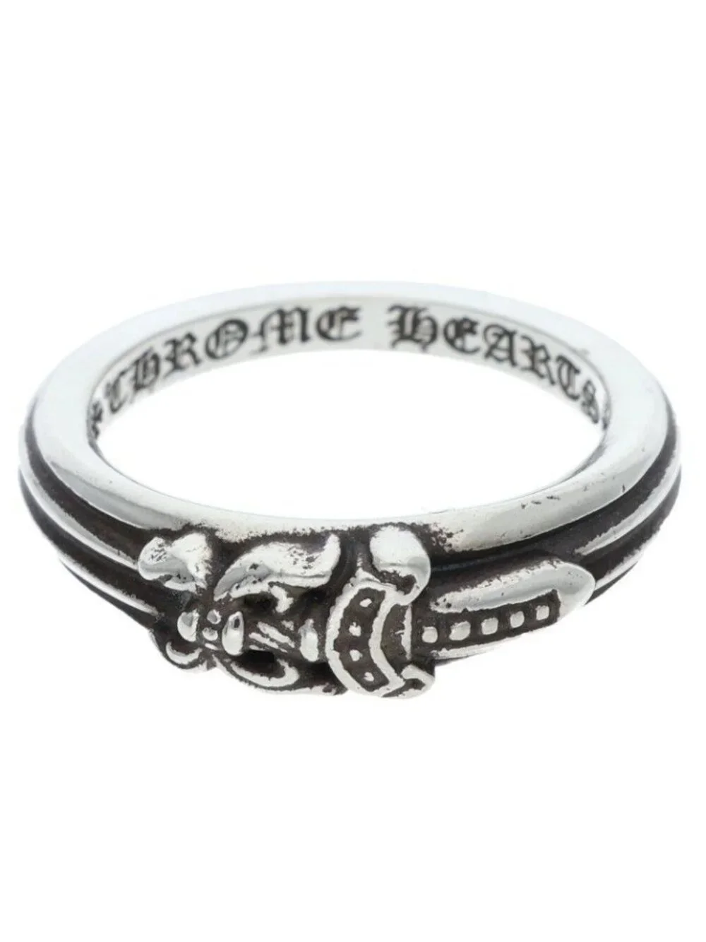 Chrome Hearts Baby Clsc Classic Dagger Silver Ring